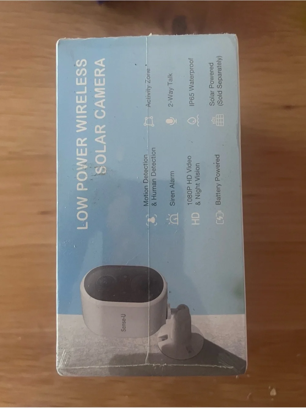 Outdoor Sense-U Camera (White) - Wireless Solar Security Camera
